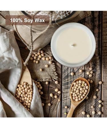 Fresh Roses Scented Candles - 7oz Natural Soy Wax Aromatherapy Candle for Home | White Jar | International Shipping - Buy Online on GoSupps.com