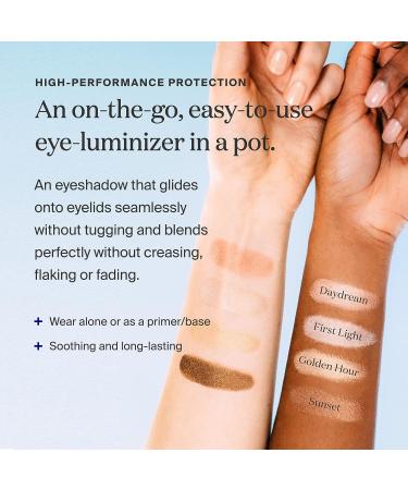 Supergoop! Shimmershade First Light - 0.18 oz - SPF 30 Cream Eyeshadow - Brightens Eye Area - Long-wearing Formula - Buy Online on GoSupps.com