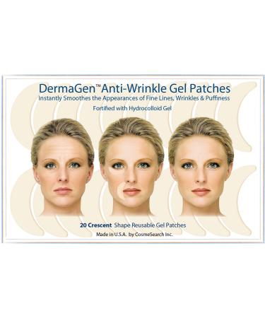 DermaGen Anti-Wrinkle Patches with Hydrocolloid Gel (Crescent)