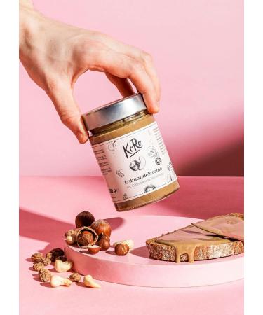 KoRo - Tigernut Cream with Cashews and Hazelnuts 12 x 350 g - Only three ingredients - High in fibre - Vegan - As a spread or topping - Buy Online on GoSupps.com