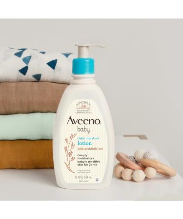 Aveeno Lotion hydratante usage quotidien pour b b - Apaise prot ge et gu rit la peau des b b s - 355 ml 355 ml (Lot de 1) - Buy Online on GoSupps.com