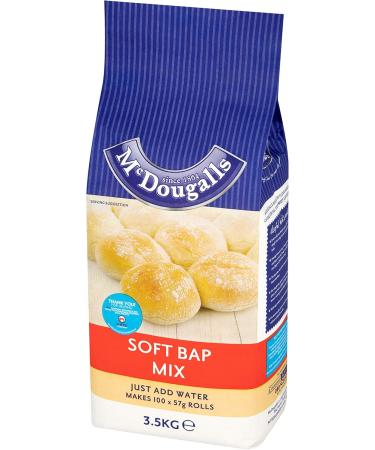 McDougalls Soft Bap Bread Mix - 1x3.5kg - Buy Online on GoSupps.com