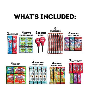 CraveBox 50 Count Valentineâ€™s Day Care Package - Assorted Snacks, Cookies, Chips & Candy Gift Box for College & Office - Buy Online on GoSupps.com
