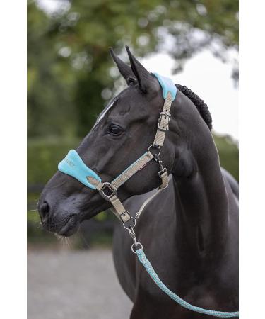 LeMieux Vogue Fleece Headcollar & Leadrope - Full Size Turquoise | Premium Quality Horse Gear - International Shipping Available - Buy Online on GoSupps.com