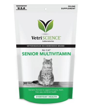 VETRISCIENCE NuCat Senior Multivitamin for Cats 30