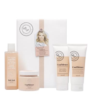 KATIE PIPER GIFT SET WITH 150ML SHOWER CREAM 250ML BATH SOAK 150ML BODY CREME and 200G BODY SCRUB