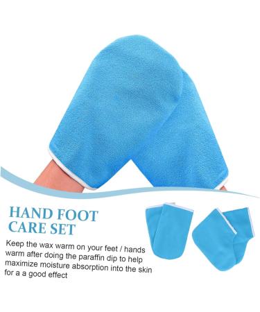 Kit Bain de Cire Paraffine Mains et Pieds Taille Unique Bleu Fonc Hydratant Spa Soins Professionnels Maintien Chaleur - Buy Online on GoSupps.com