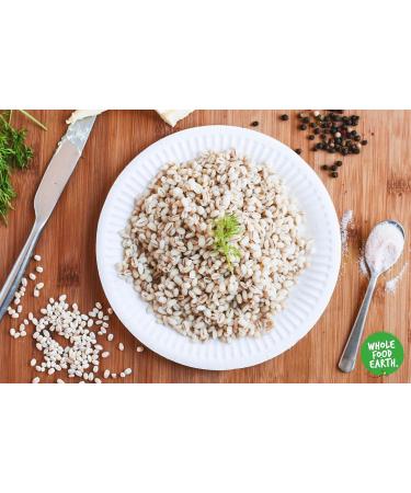 Wholefood Earth Organic Dried Pearl Barley 500g - Vegan, GMO Free, High Fibre & Protein - Certified Organic - Buy Online on GoSupps.com