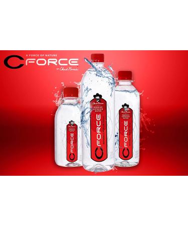 CForce Natural Artesian Bottled Water - High pH Alkaline 12oz (354.8ml) 12 Pack - Buy Online on GoSupps.com