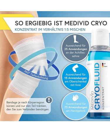 MEDAD Cryo Therapyet - Cooling Straps for Pain Relief & Inflammation | Knees Elbow Ankle & More - Long-Lasting & Convenient with Test Bandage - International Shipping Available - Buy Online on GoSupps.com
