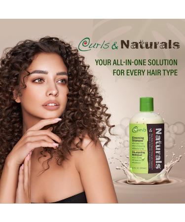 Curls & Naturals Cleansing Shampoo with Shea Butter - Nourishing Hair Care for All Curl Types | Shop Internationally - Buy Online on GoSupps.com