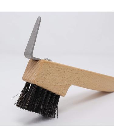 Forest Power Hoof Scraper with Brush - Sustainable Beech Wood Horse Care Tool | Made in Germany | Ideal for Hoof Cleaning - Buy Online on GoSupps.com