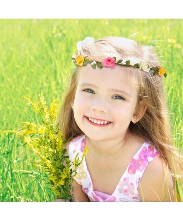 eBoot 15-Piece Assorted Flower Crown Headband Set for Wedding, Festival, Party - Colorful Garland Headbands for Vacation & Photography Props - Buy Online on GoSupps.com