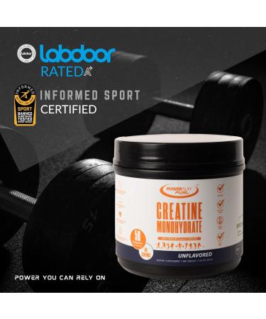 CREATINE Monohydrate Powder Supports Energy, Brain & Muscle Health, and Recovery for Men & Women - Gluten & GMO Free, Soy Free, Sport Certified Unflavored, 500 G, 100 Servings 1.1 Pound (Pack of 1) - Buy Online on GoSupps.com