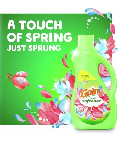 Gain Fabric Softener Spring Daydream 129 fl oz - 150 Loads | Long-lasting freshness - Buy Online on GoSupps.com