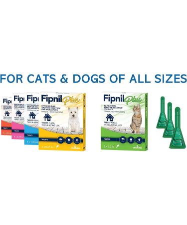 Chanelle Fipnil Plus Cat Flea Spot on 3 treatment - Buy Online on GoSupps.com