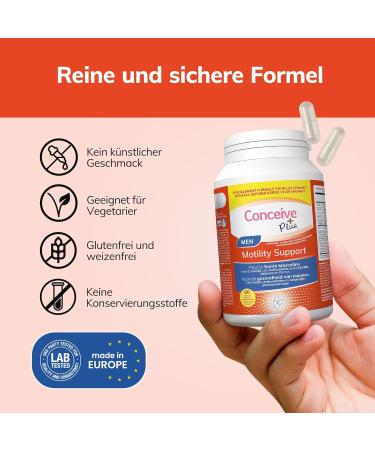 Conceive Plus Mobility Boost for Men Male Fertility Dietary Supplement Vitamin E Zinc Ginseng CoQ10 Increased Count 60 Tablets 30 Day Treatment - Buy Online on GoSupps.com