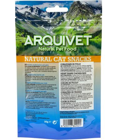 Arquivet Chicken Hearts 50 GR 24 units - Buy Online on GoSupps.com