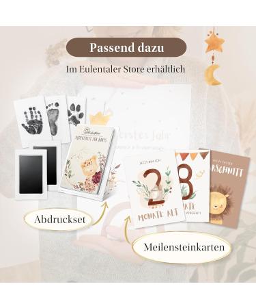 Eulentaler Baby Diary (Boho) | 1st Year Memory Book | Educator-Designed A4 Album for Cherished Moments - Buy Online on GoSupps.com