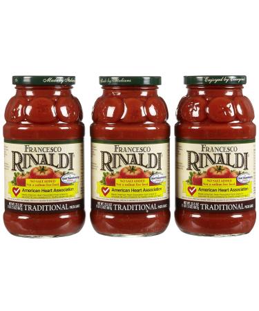 Francesco Rinaldi Traditional Pasta Sauce, No Salt Added,1.46 Pound (Pack of 3) - Buy Online on GoSupps.com