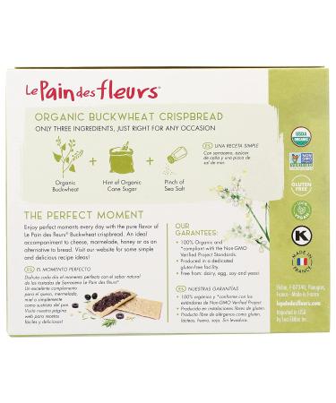 Le Pain des Fleurs Buckwheat Crispbread - 5.3 Ounce (Pack of 1) - Buy Online on GoSupps.com