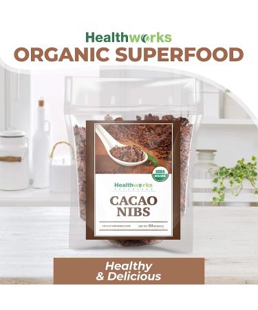 Healthworks Cacao Nibs Raw Organic (32 Ounces / 2 Pound) | Criollo Bean | Unsweetened Chocolate Substitute | Certified Organic | Keto  Vegan & Non-GMO | Antioxidant - Buy Online on GoSupps.com