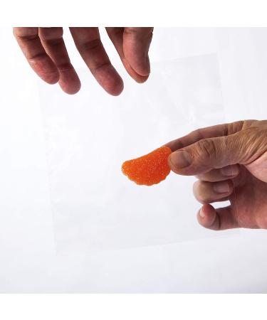 Crinklee Clear Caramel  Candy and Chocolate Wrappers  Natural Cellophane  1000 Square Sheets  5x5 Inches 1000 5x5 Inches - Buy Online on GoSupps.com