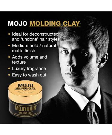 Men's Molding Hair Clay - Medium Hold Matte Finish Restyle Daily | 75ml | Best for Every Hair Style - Shop Internationally - Buy Online on GoSupps.com