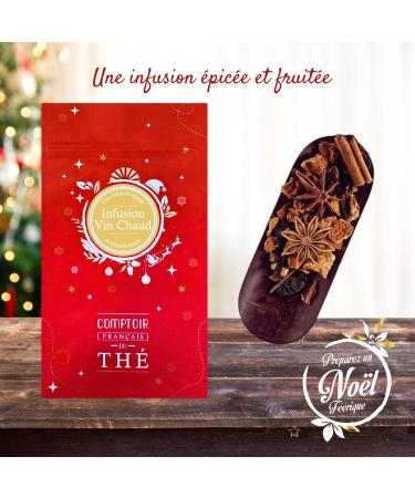 2x100g d'Infusion de No l aux notes pic es de cannelle cardamome et anis toil | Vin Chaud COMPTOIR FRAN AIS DU TH  - Buy Online on GoSupps.com