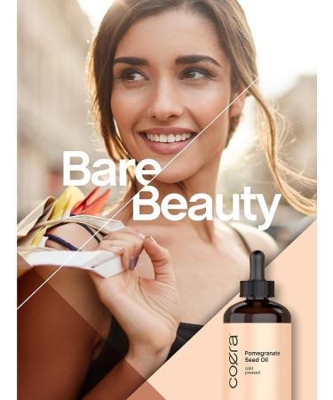 Pomegranate Seed Oil 4 oz (2 x 2 oz) for Face & Hair | Promotes Clear Skin, Reduces Fine Lines | Non Comedogenic & Cold Pressed | SLS & Paraben Free - Buy Online on GoSupps.com