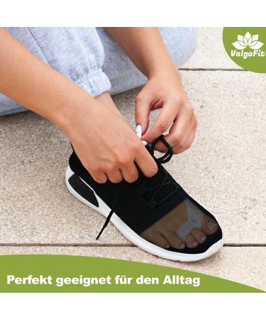 Valgofit Hallux Valgus Correction Rail - Best Bunion Relief Kit with 2 Correction Rails 2 Bunion Socks 2 Silicone Toe Spreaders & Training Band - Dermatest Rated Very Good - Buy Online on GoSupps.com