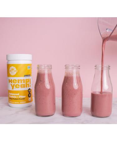 Manitoba Harvest Hemp Organic Max Protein Powder Unsweetened & Hemp Yeah Balanced Protein + Fibre Powder Unsweetened 454g with 15g protein 8g Fibre&2g Omegas 3&6 per Serving - Buy Online on GoSupps.com