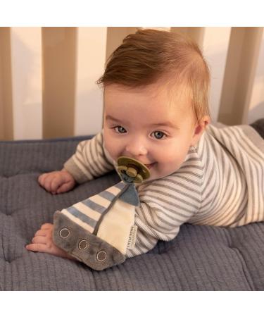 Little Dutch 8618 Cuddle Cloth Pacifier - Sailors Bay White & Blue | Soft Baby Lovey for International Shipping - Buy Online on GoSupps.com