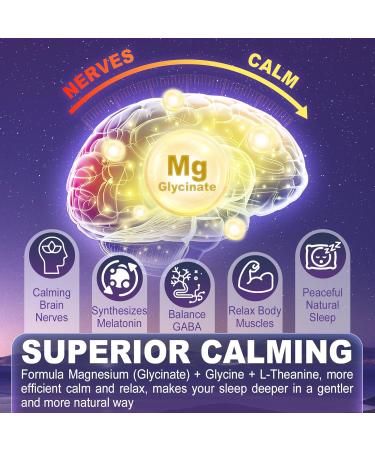 ELLAMENTZ Magnesium Glycinate Gummies 500mg for Adults Kids Teens Sugar Free Magnesium Calm Sleep Aid Gummies with L-Theanine 60 Gummies - Pack Of 2 - Buy Online on GoSupps.com