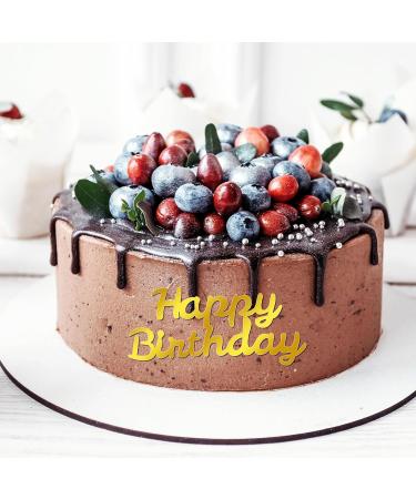 10PCS Happy Birthday Cake Toppers Side Mirror Acrylic Cake Topper Gold Silver Happy Birthday Cake Decorations Cake Inserts Cake Decor Birthday Cupcake Toppers for Birthday Party Cake Desserts Supplies - Buy Online on GoSupps.com