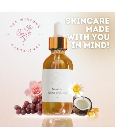 Nourishing Organic Facial & Body Oils for Dry Skin | Lightweight Grapeseed Moisturizer for Women - Buy Online on GoSupps.com