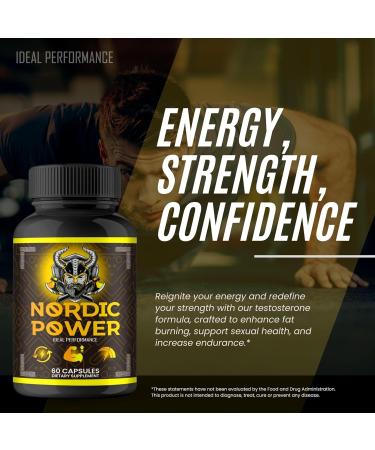 Nordic Power Pills Official Nordic Power Capsules - Maximum Strength Energy Stamina and Performance Premium Formula to Support Overall Well-Being Natural NordicPower Pastillas Review (2 Pack) - Buy Online on GoSupps.com