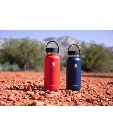 Hydro Flask Wide Mouth 32 Oz Bottle with Flex Cap - Black - Buy Online on GoSupps.com