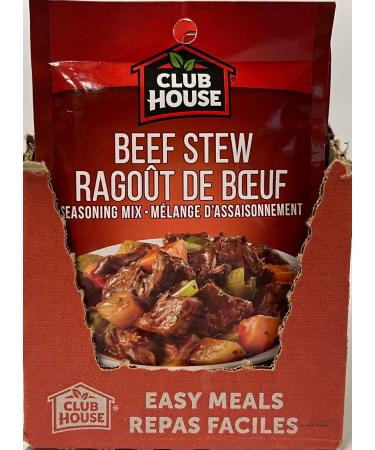Club House Dry Sauce/Seasoning/Marinade Mix Beef Stew 43g Case Pack 12 Count Beef Stew 43 g (Pack of 12) - Buy Online on GoSupps.com