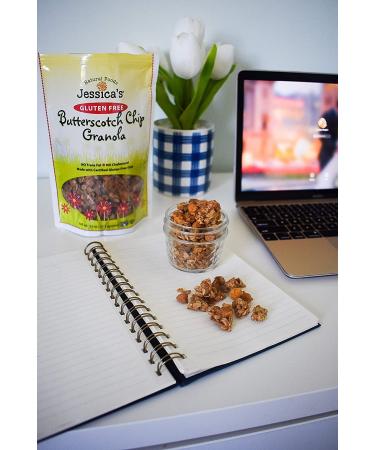 Jessica's Natural Foods Gluten-Free Butterscotch Chip Granola 11 oz. - All-Natural Granola  Breakfast Cereal and Snack  Certified Gluten Free - Butterscotch Chip - Buy Online on GoSupps.com