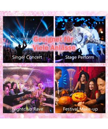  EONFAVE EONFAVE Holographic Body Glitter Pens Glitter Gel Glitter Pens Glitter Gel Body Glitter Pens Color Changing Holographic Pen for Festival Halloween Rave Party Body (02) - Buy Online on GoSupps.com