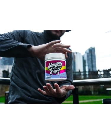 Naughty Boy High Energy Pre Workout Powder with Beta Alanine Citrulline & Caffeine Supplements for Men & Women Clinically Dosed Energy Drink- 390g/30 Servings (Candy Bubblegum) - Buy Online on GoSupps.com