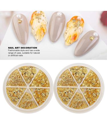 2 Box Nail Art Metal Decoration - Portable Round Nail Tools for Women | International Shipping Available - Buy Online on GoSupps.com