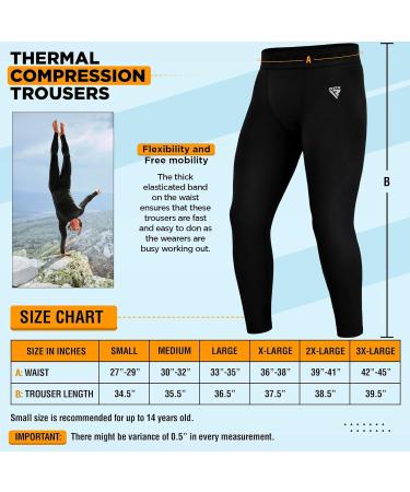 RDX MMA Compression Pants - Quick-Dry Sports Gear for Fitness Yoga Running Cycling & More | Black - Buy Online on GoSupps.com