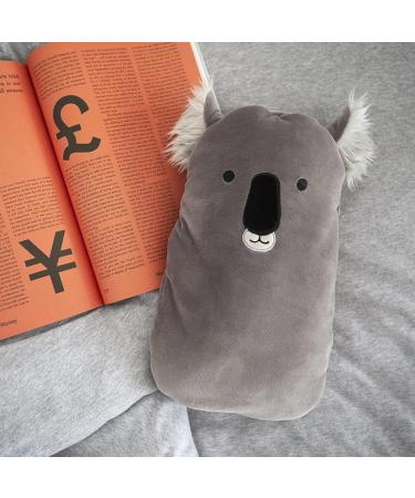Hot Water Bottle Koala Grey | Soft Rubber Cozy Koala Heating Pad for Comfort - Buy Online on GoSupps.com