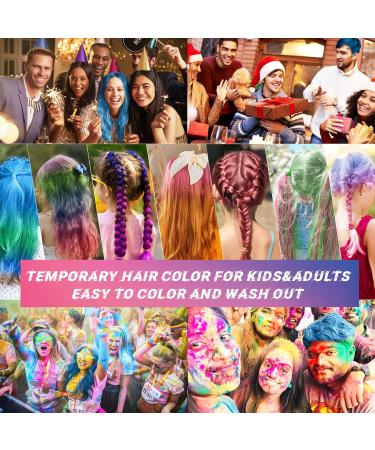 Temporary Blue Hair Color Wax - Washable Instant Hair Dye Gel for Men & Women | Perfect for Halloween & Parties - Buy Online on GoSupps.com