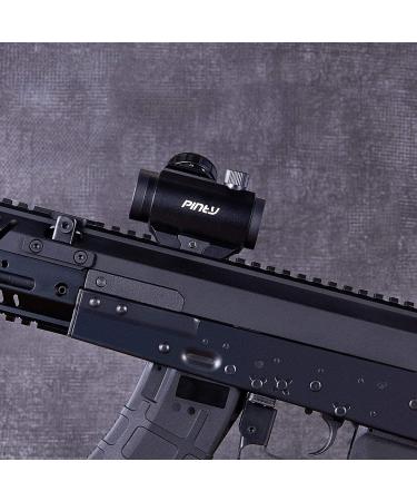 Pinty 1x25mm Tactical Red Dot Sight | Compact 3-4 MOA Scope with 1 Riser Mount | Waterproof, Shockproof & Scratch Resistant - Buy Online on GoSupps.com