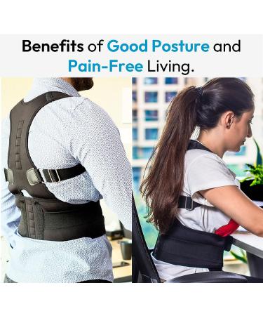 Otoepia 2-in-1 Posture Corrector and Back Stretcher for Optimal Alignment  Comfort  Spine Health  and Muscle Tension Relief  Ideal for Long-Term Sitting or Standing and Poor Posture  Promotes Alleviation of Back Pain and... - Buy Online on GoSupps.com