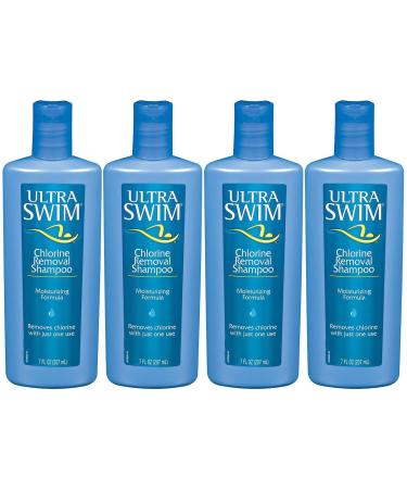 UltraSwim Chlorine Removal Moisturizing Shampoo 7 oz 4 Pack 7 Fl Oz (Pack of 4)