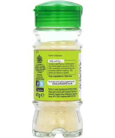 Schwartz Garlic Granules 47g - Premium Quality Seasoning - Buy Online on GoSupps.com